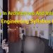 Diploma In Architecture And Interior Design Engineering Syllabus PDF